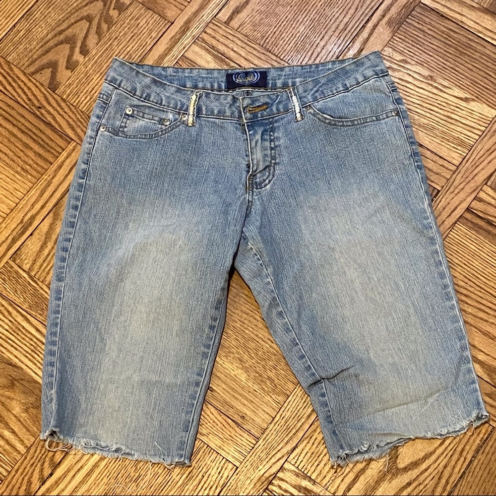 Long Jean Shorts